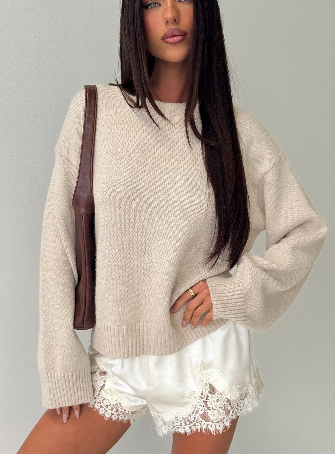 Strickpullover Elida mit weiten Ärmeln