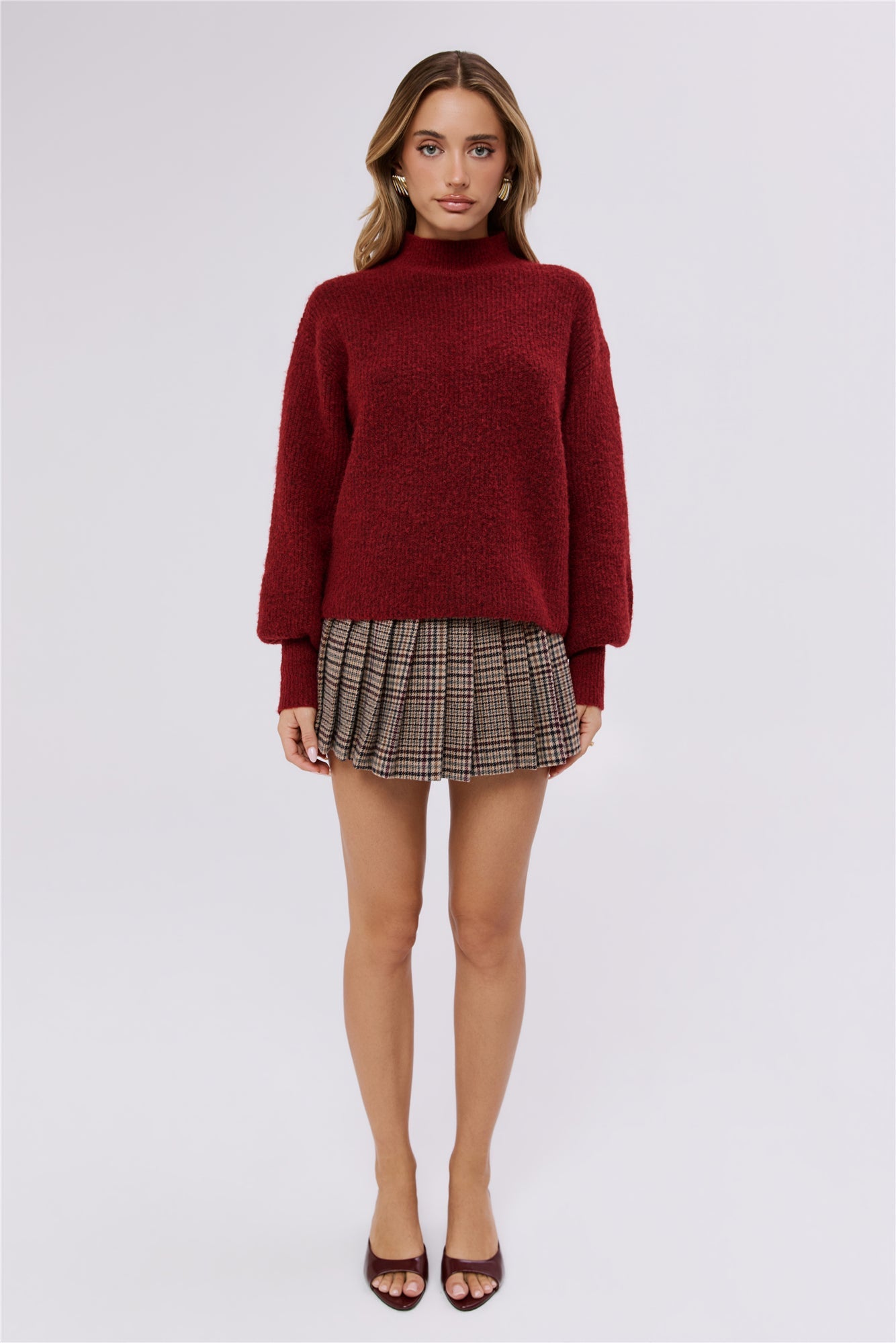 Flauschiger Strickpullover Alpine Affair