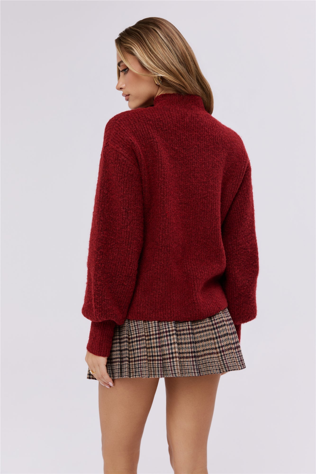 Flauschiger Strickpullover Alpine Affair