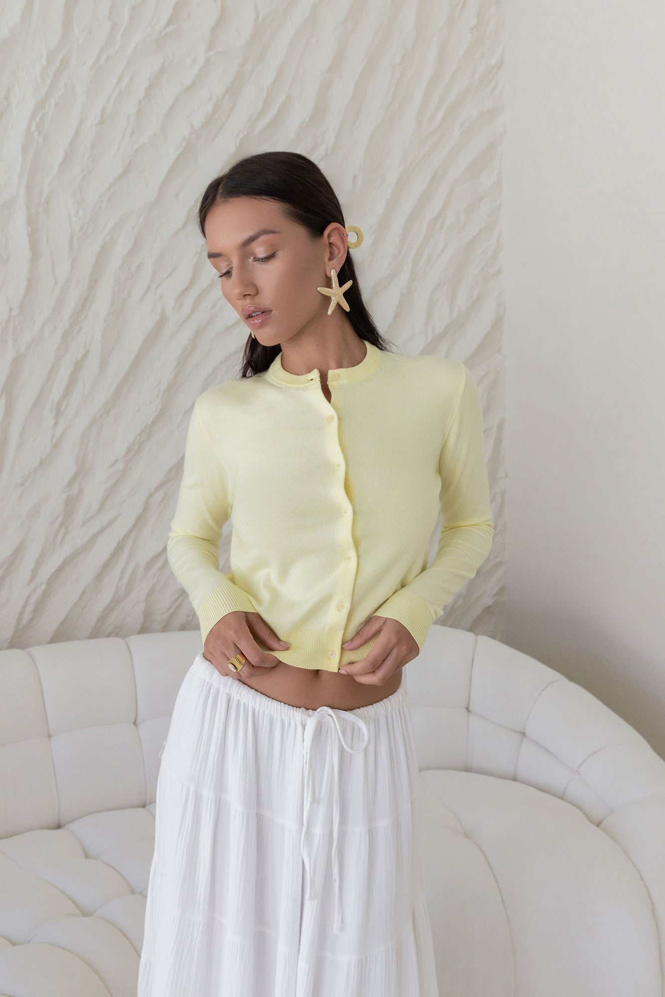 Cardi Season Langarm-Strickjacke