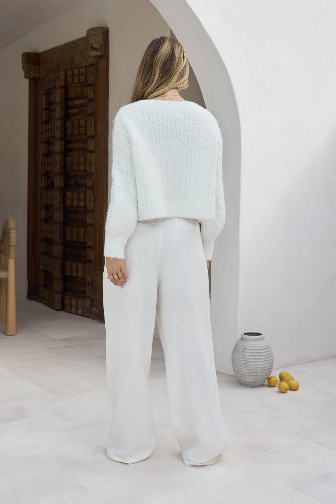 Ice Queen Flauschige Strickjacke