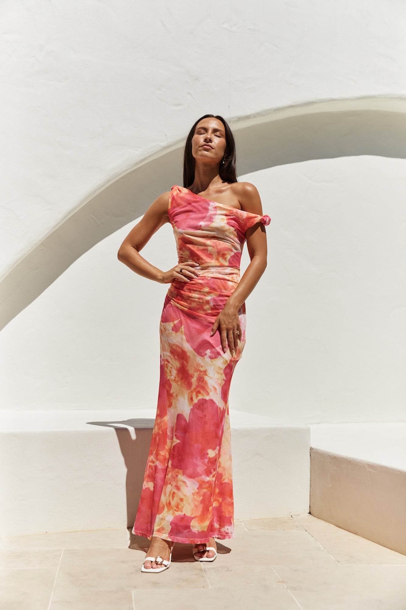 Mimosa Moment Maxi-Kleid