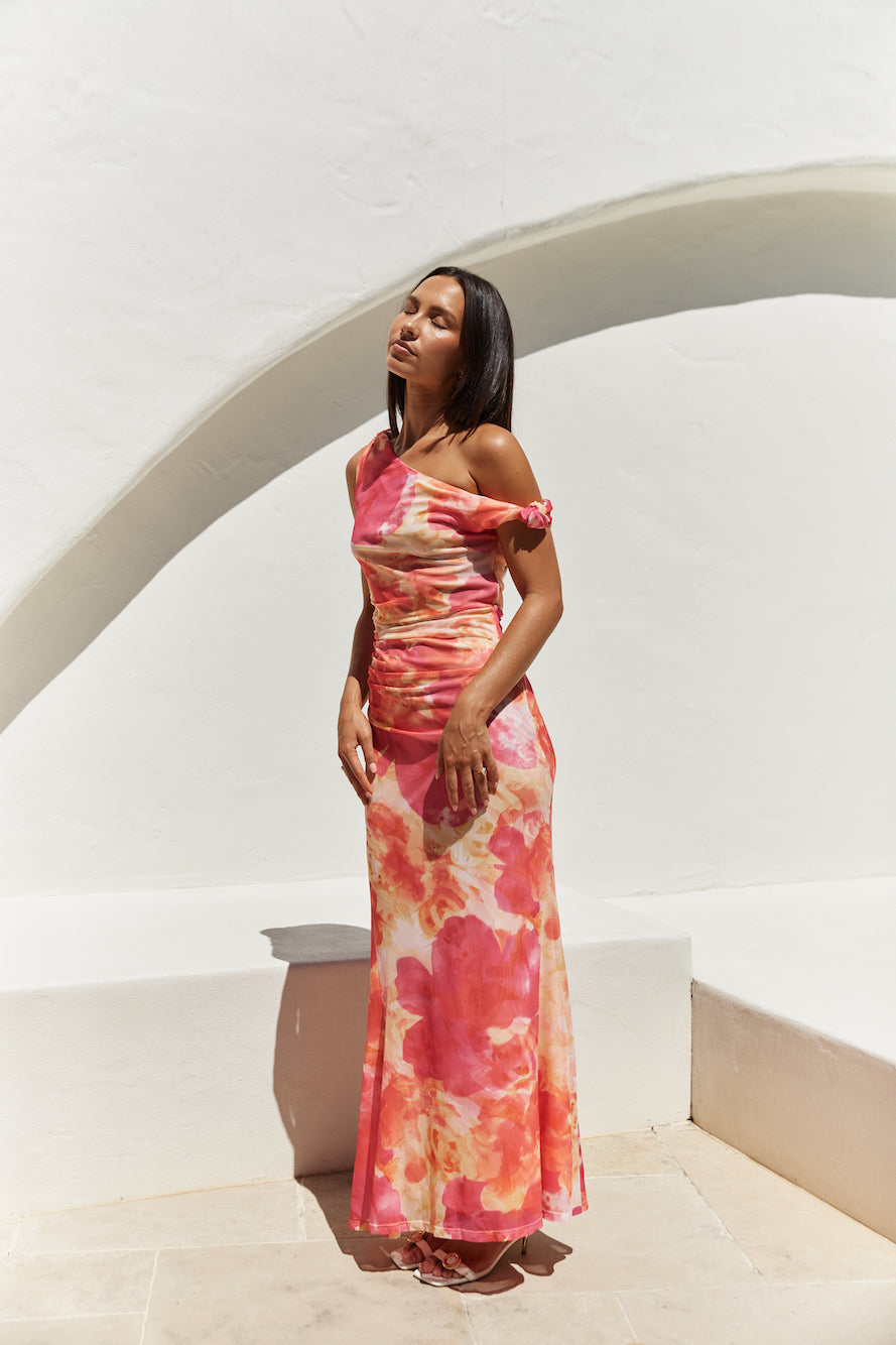 Mimosa Moment Maxi-Kleid