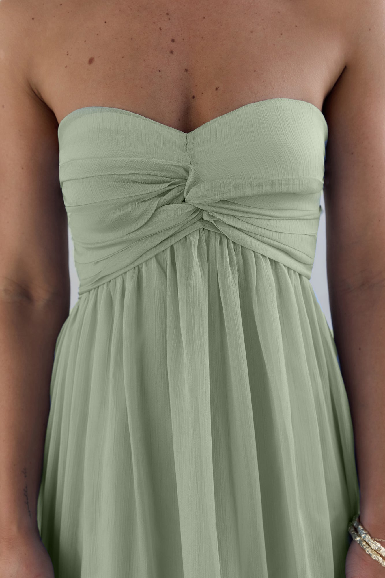Unforgettable Style Trägerloses Maxi-Kleid