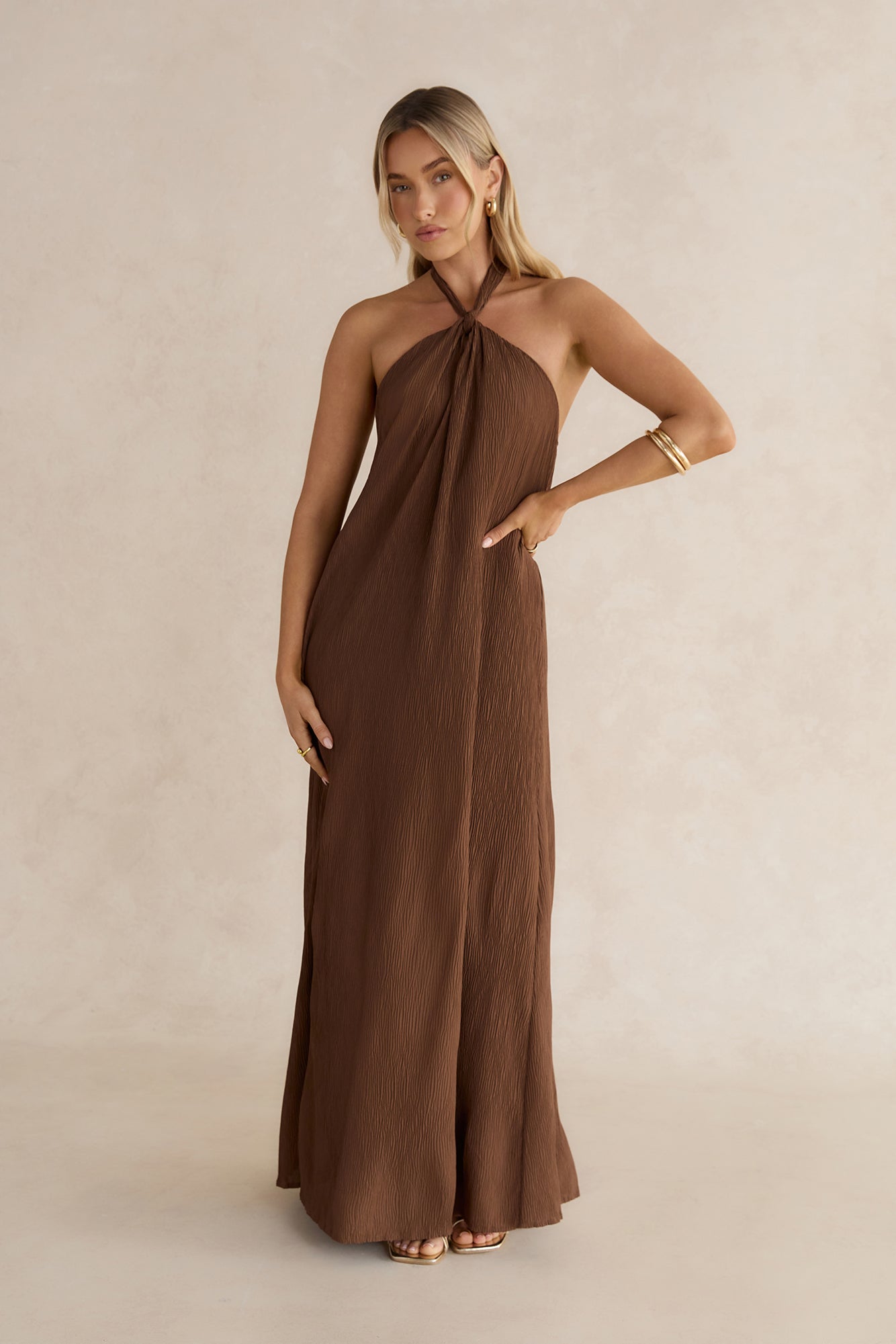 Isle Of Chic Neckholder-Maxikleid