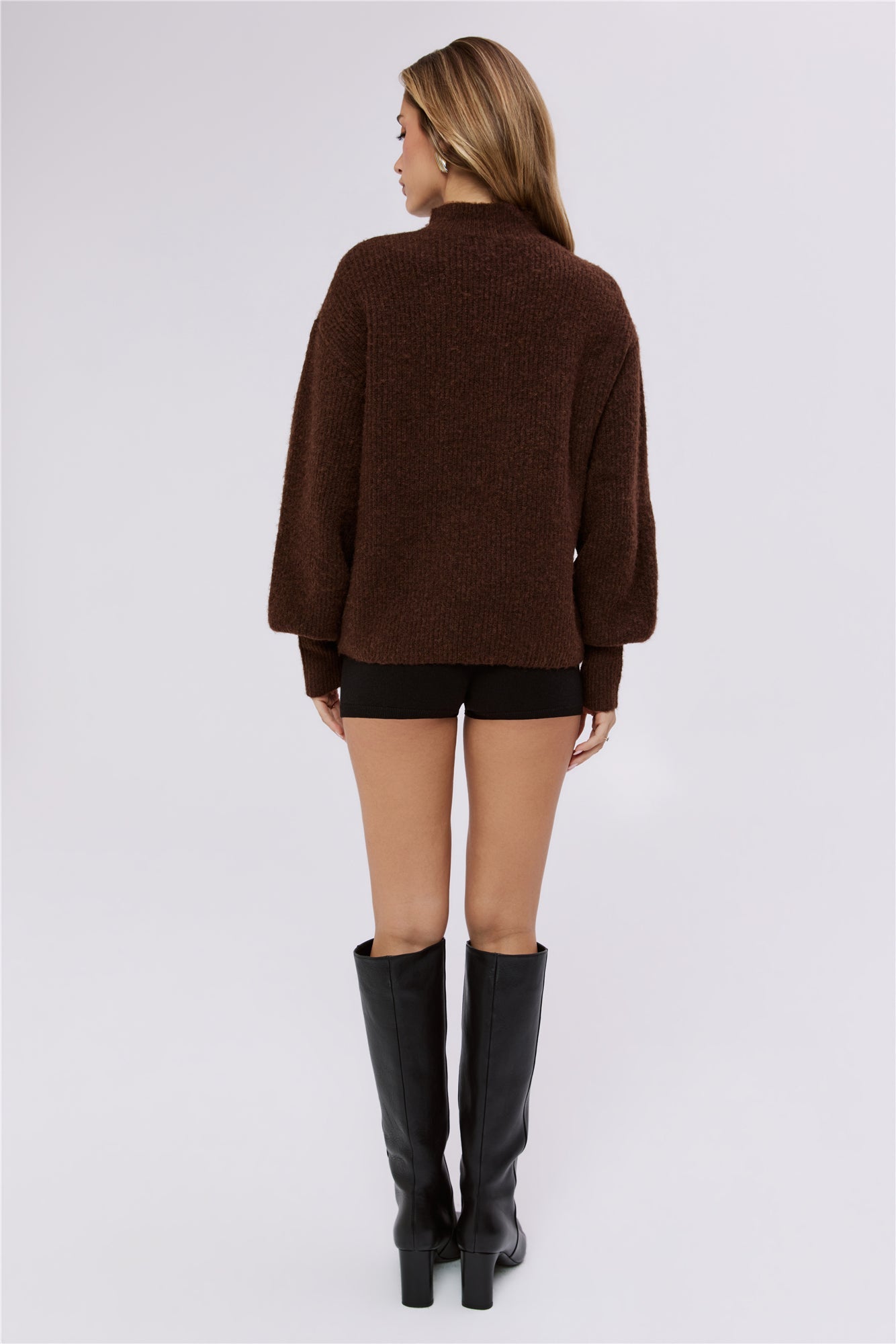 Flauschiger Strickpullover Alpine Affair
