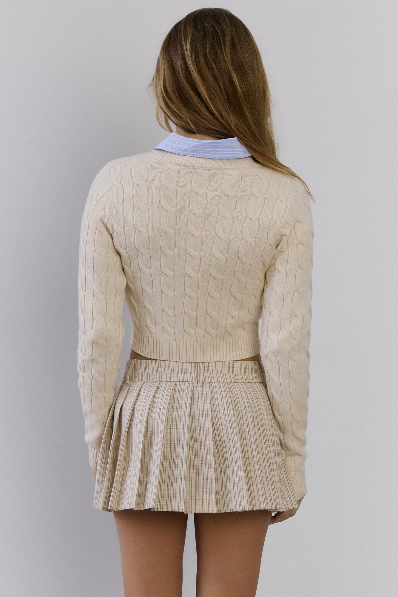 Strickpullover Zopfmuster  The Exclusive