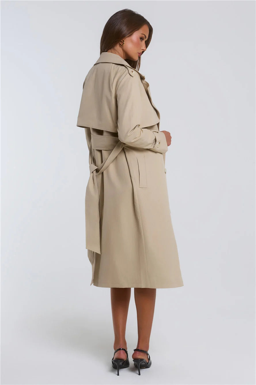 Trenchcoat mit Bindegürtel
