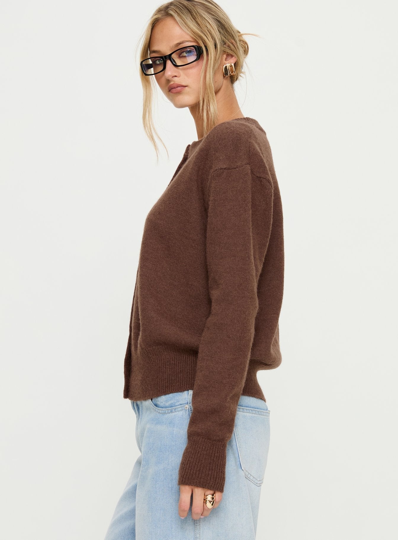 Cardigan mit Knopfleiste