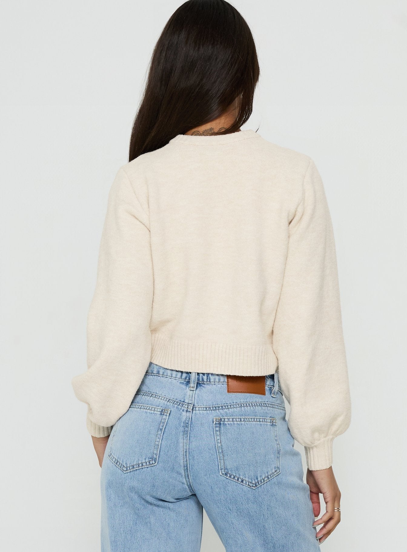 Strickjacke Kammi mit Knopfleiste