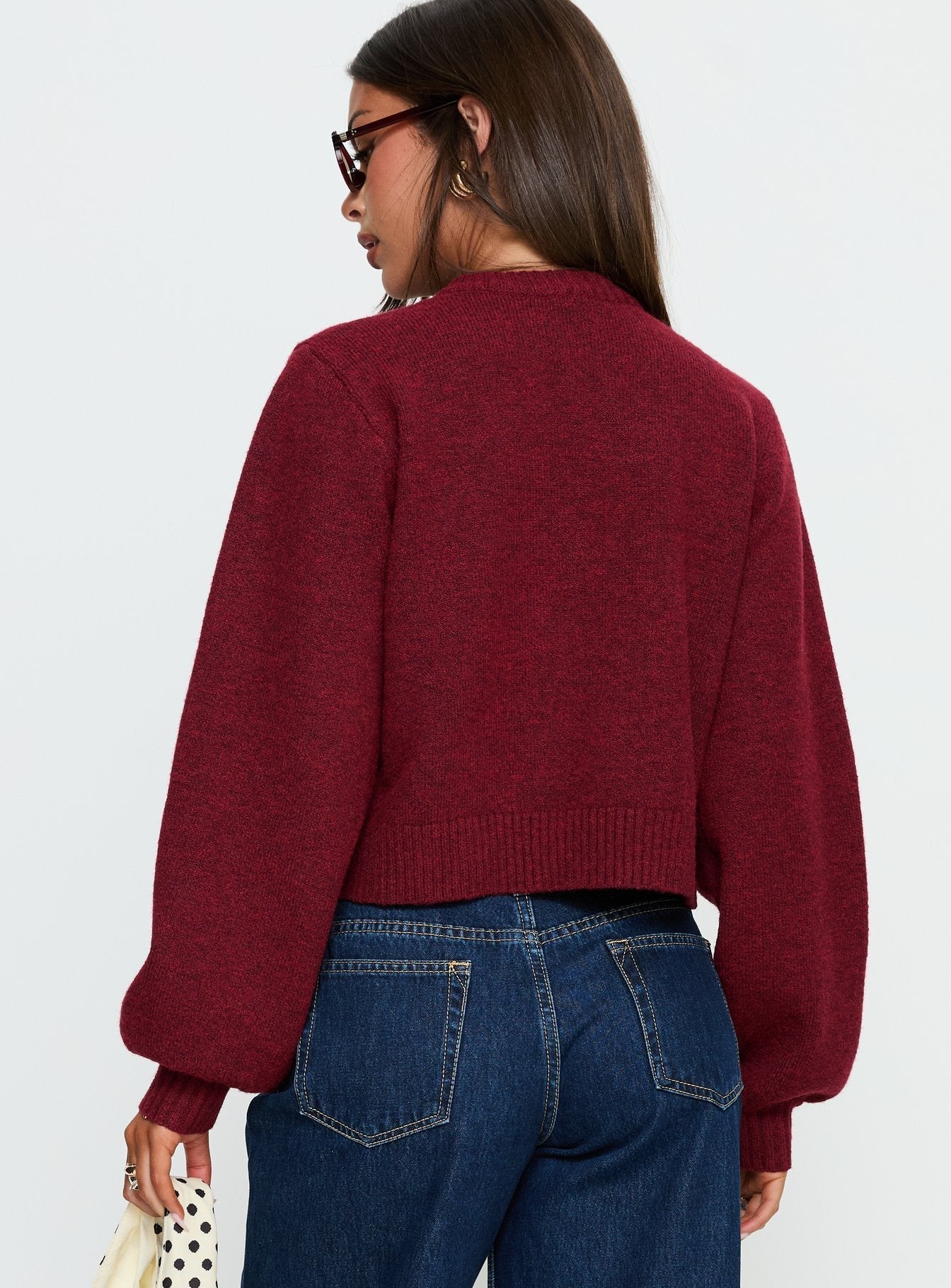 Strickjacke Kammi mit Knopfleiste