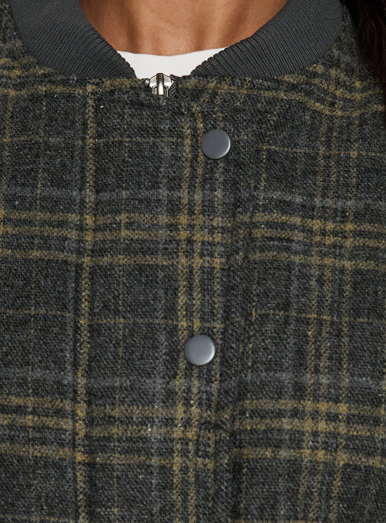 Herbst Steppjacke Stick Season mit Karomuster