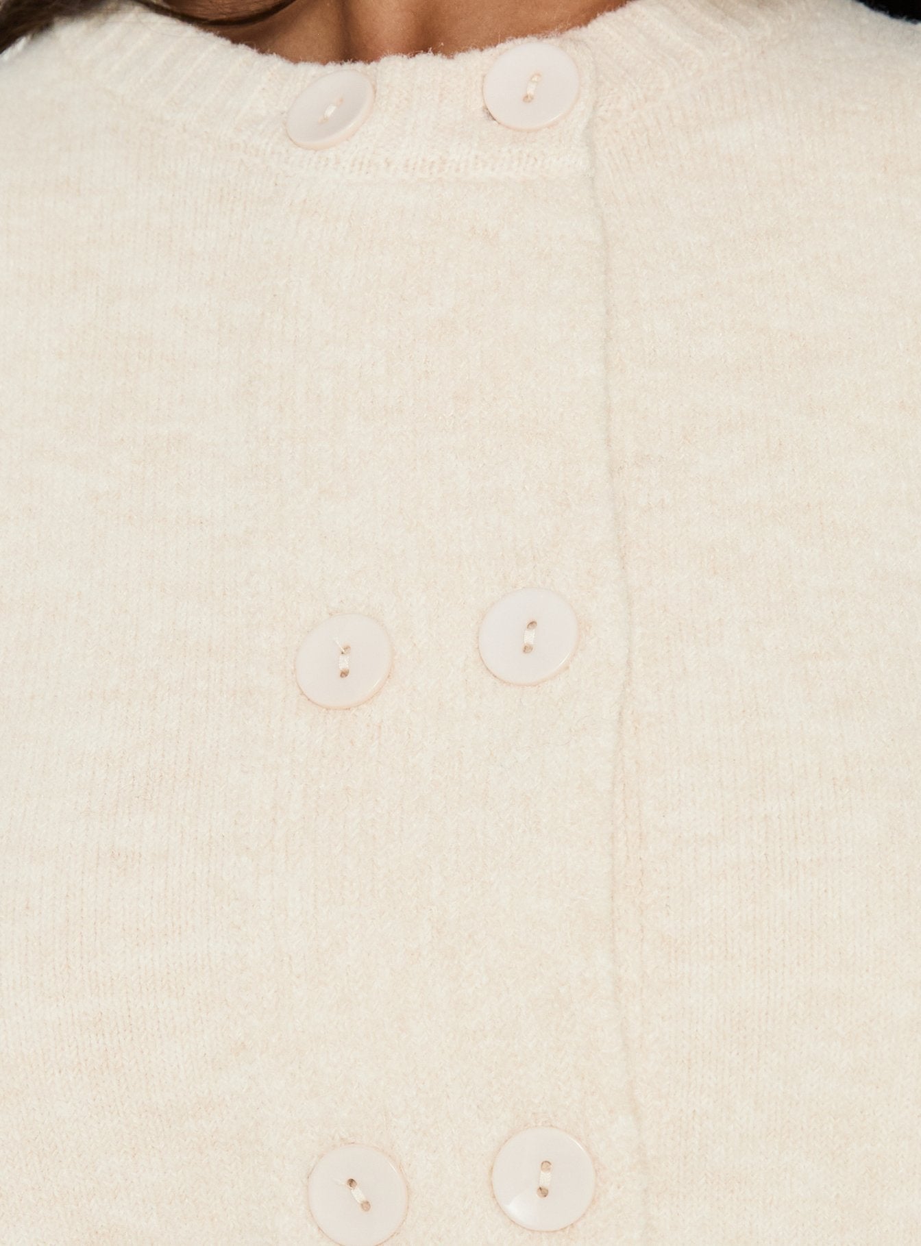 Strickjacke Kammi mit Knopfleiste