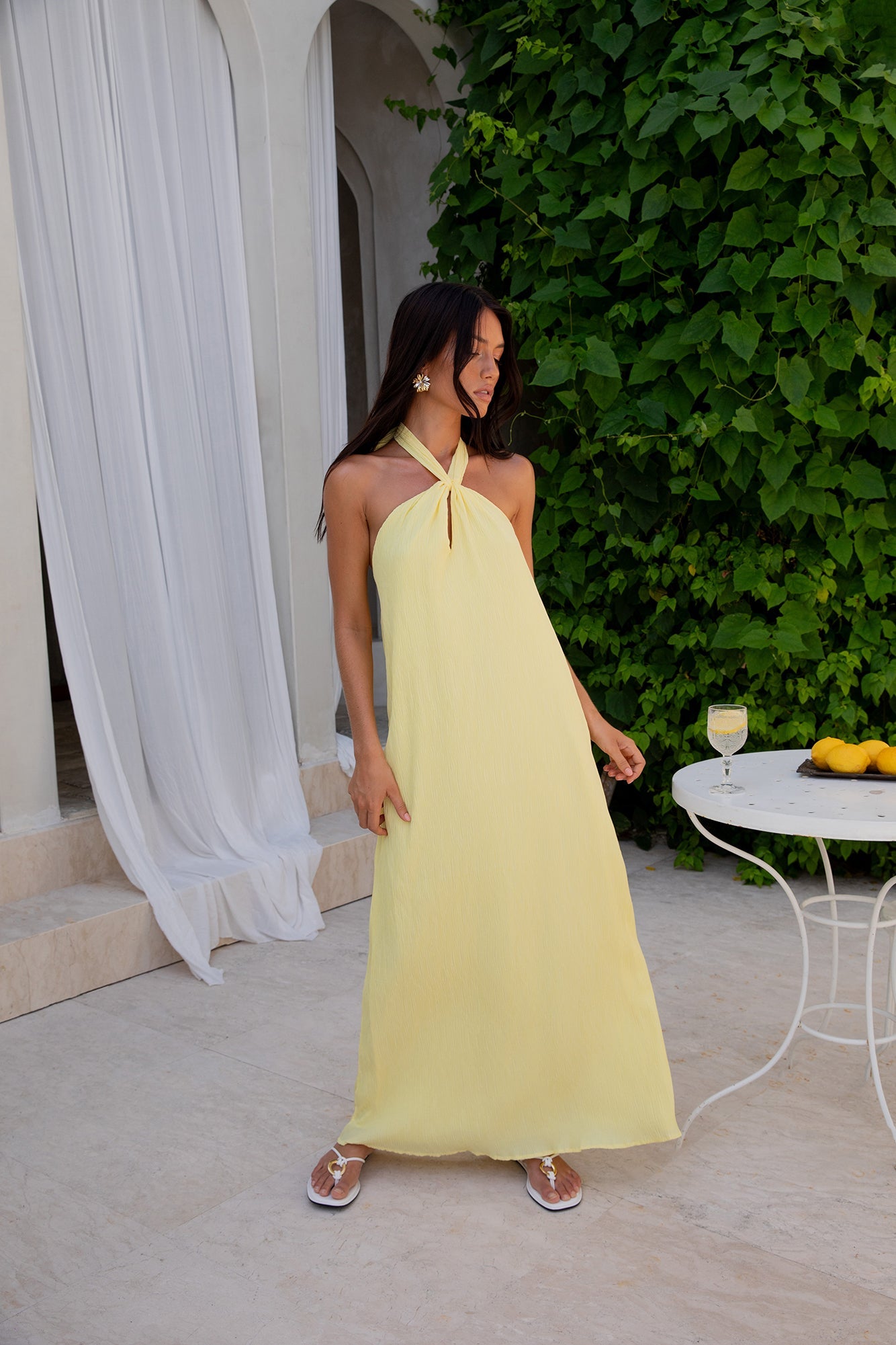 Isle Of Chic Neckholder-Maxikleid