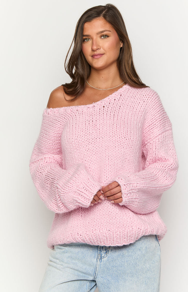 Off-Shoulder Strickpullover Finley