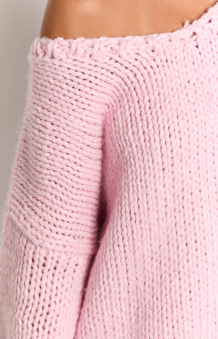 Off-Shoulder Strickpullover Finley