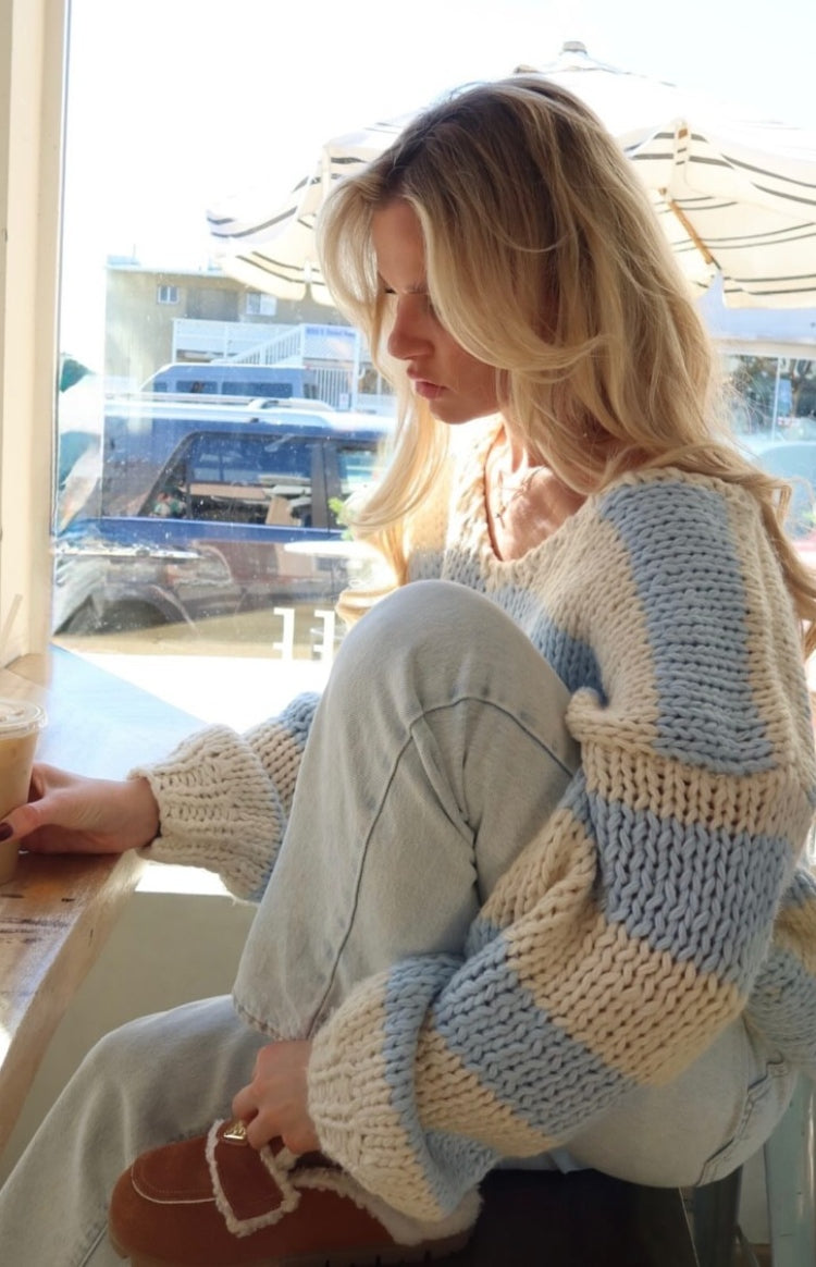 Off-Shoulder Strickpullover Finley