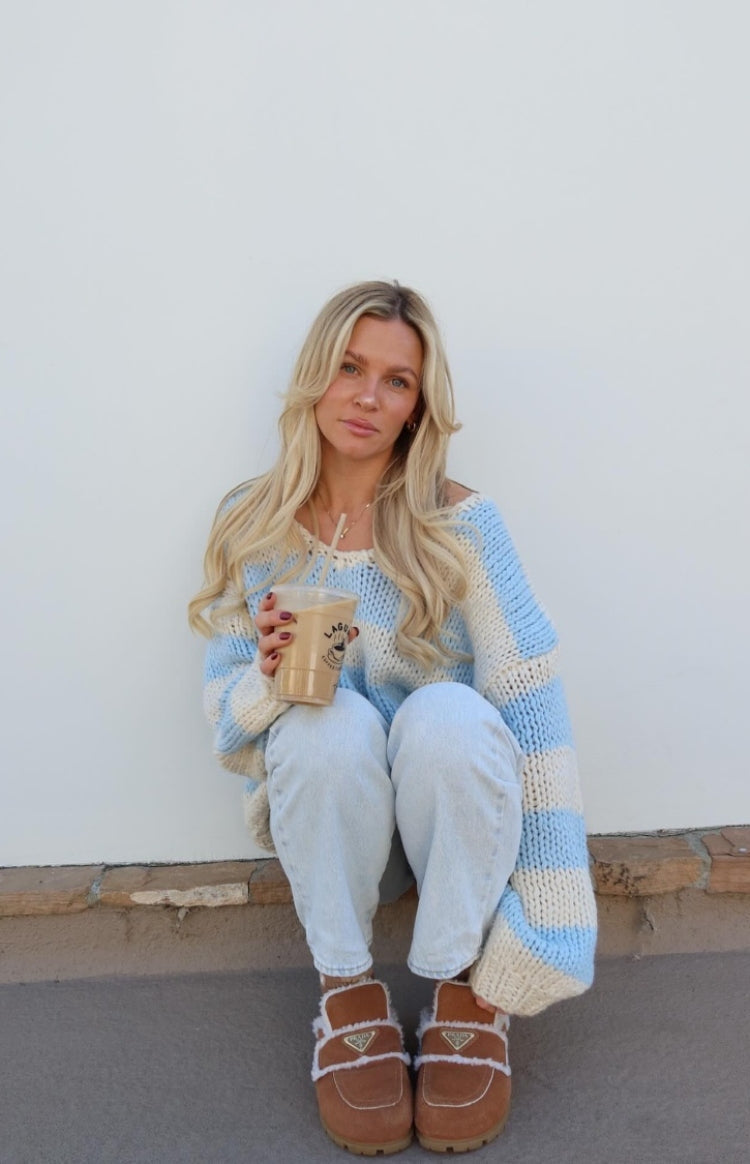 Off-Shoulder Strickpullover Finley