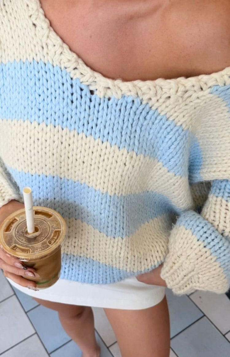 Off-Shoulder Strickpullover Finley