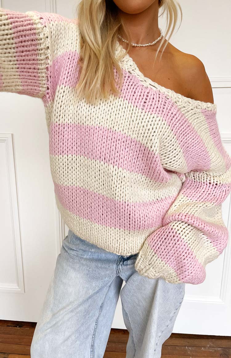 Off-Shoulder Strickpullover Finley