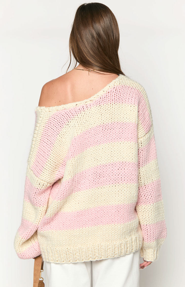 Off-Shoulder Strickpullover Finley