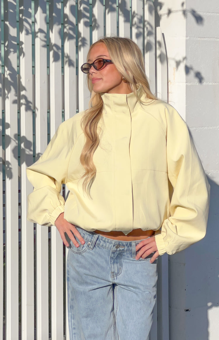 Sportjacke mit Trichterkragen