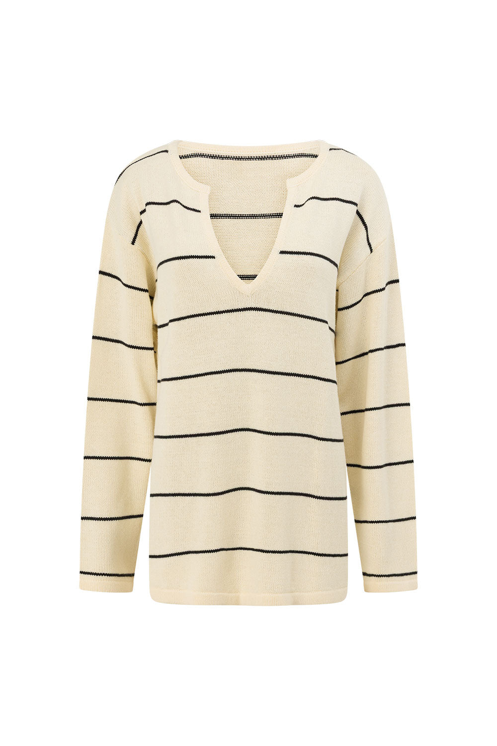 Boxy Top mit Streifen