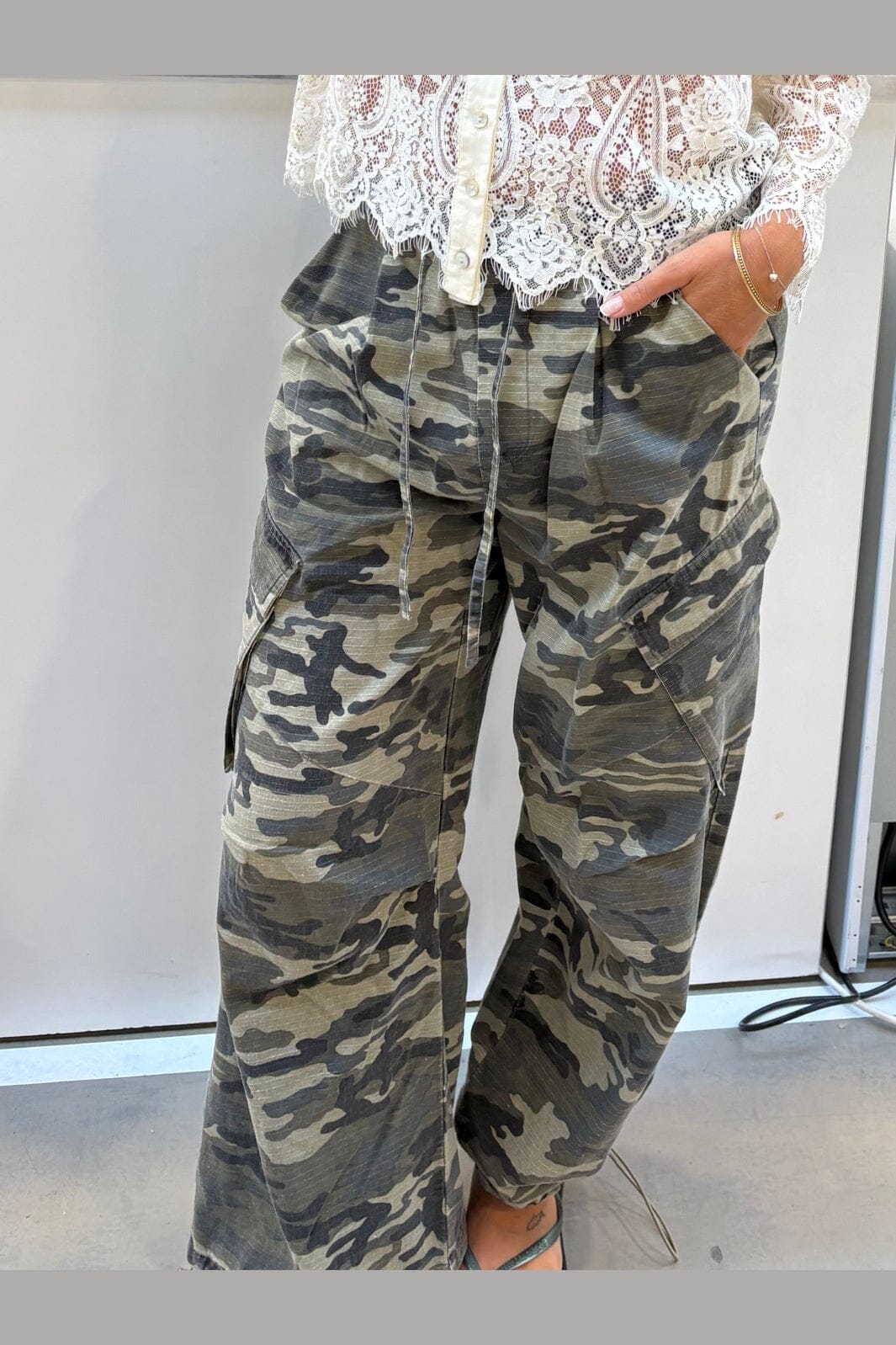 Cargohose Cassie mit Camouflage-Muster
