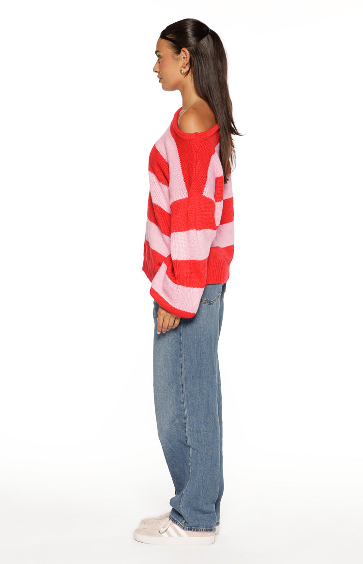 Off-Shoulder Strickpullover Finley