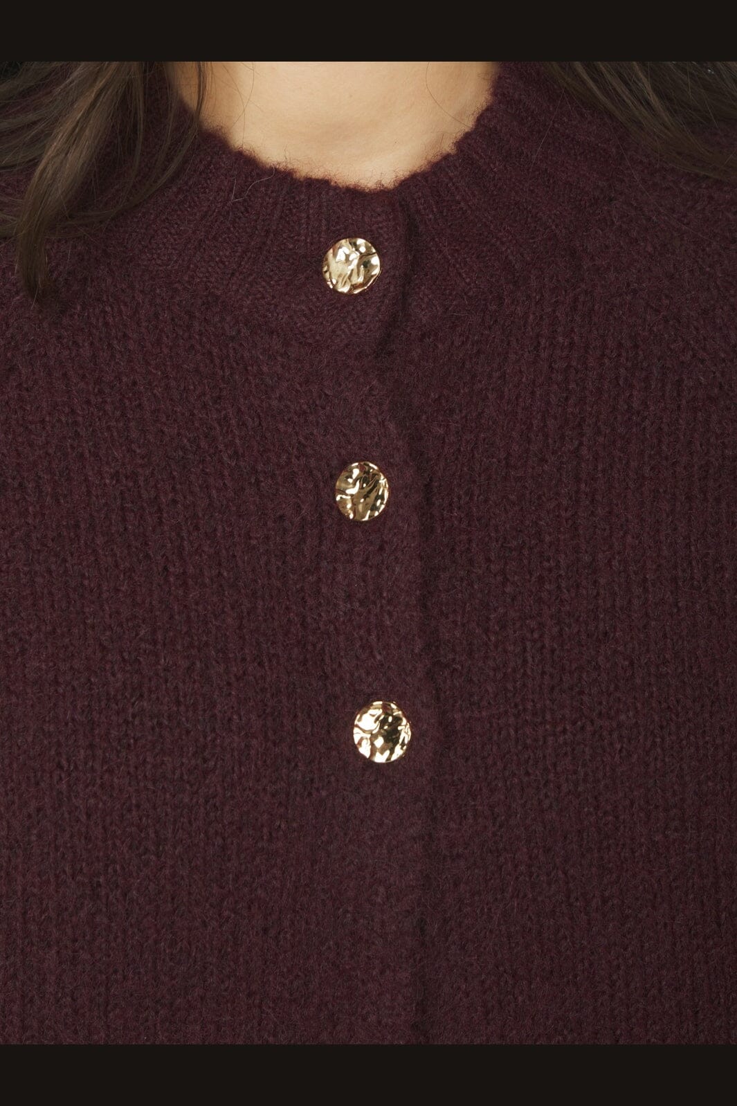 Strickpullover Benuta Fluffy mit kurzen Ärmeln