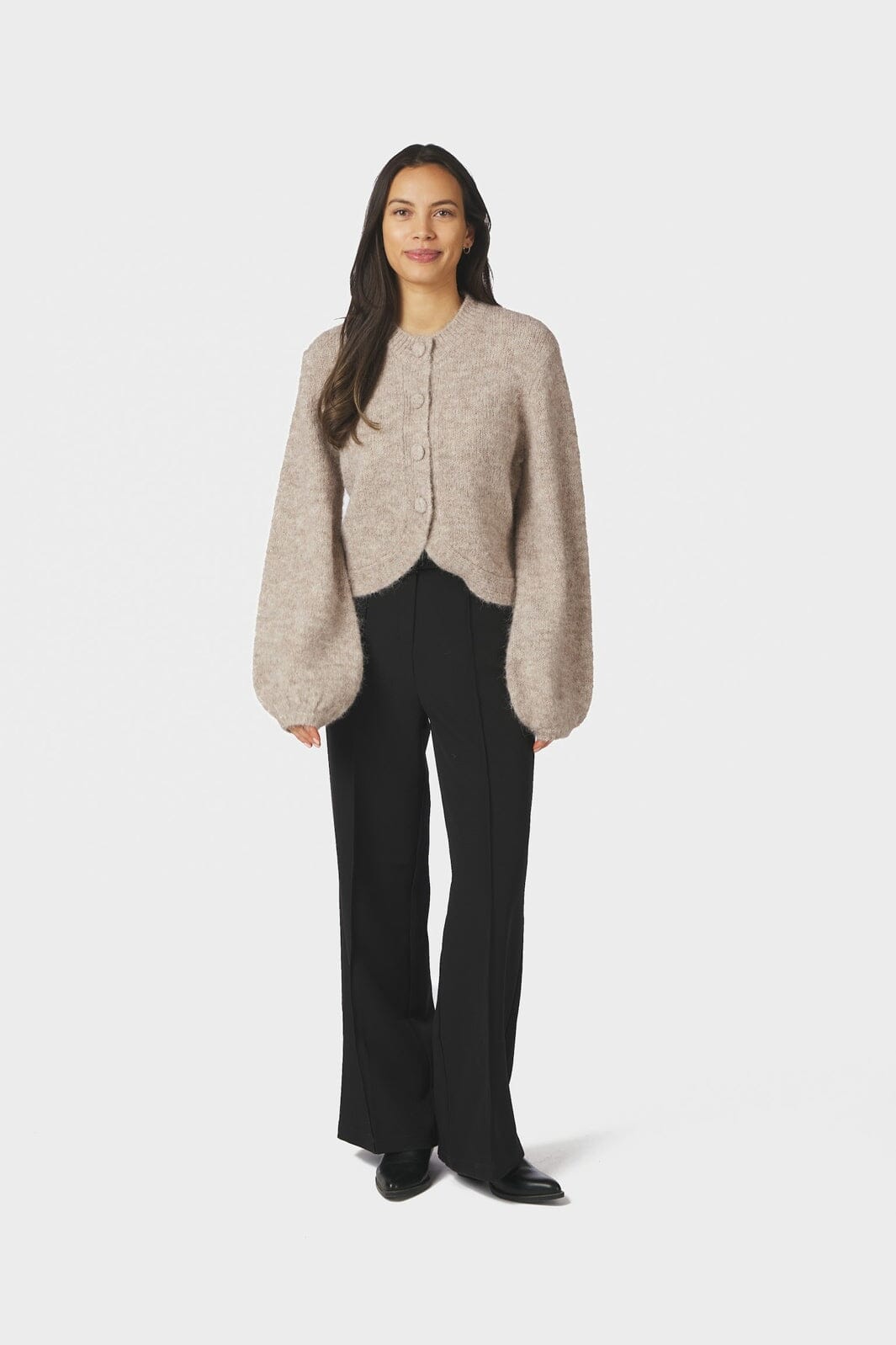 Strickjacke Gio Fluffy aus Woll-Mix