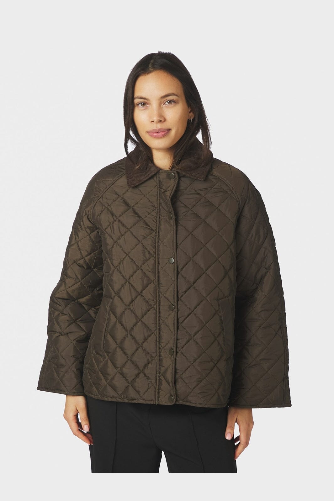 Steppjacke Iva mit Rautenmuster