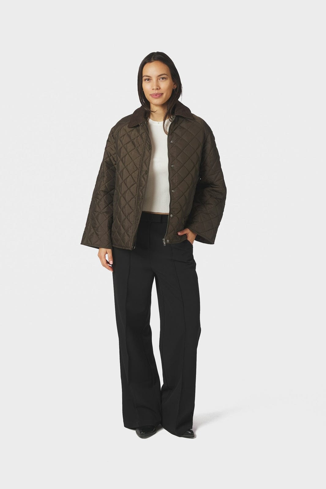 Steppjacke Iva mit Rautenmuster