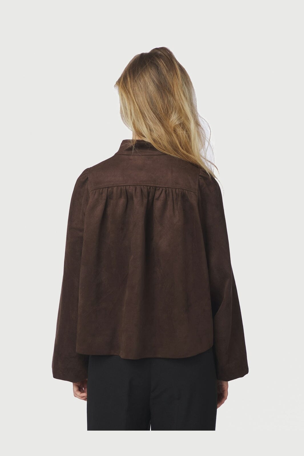Jacke Tirsa in Veloursleder-Optik