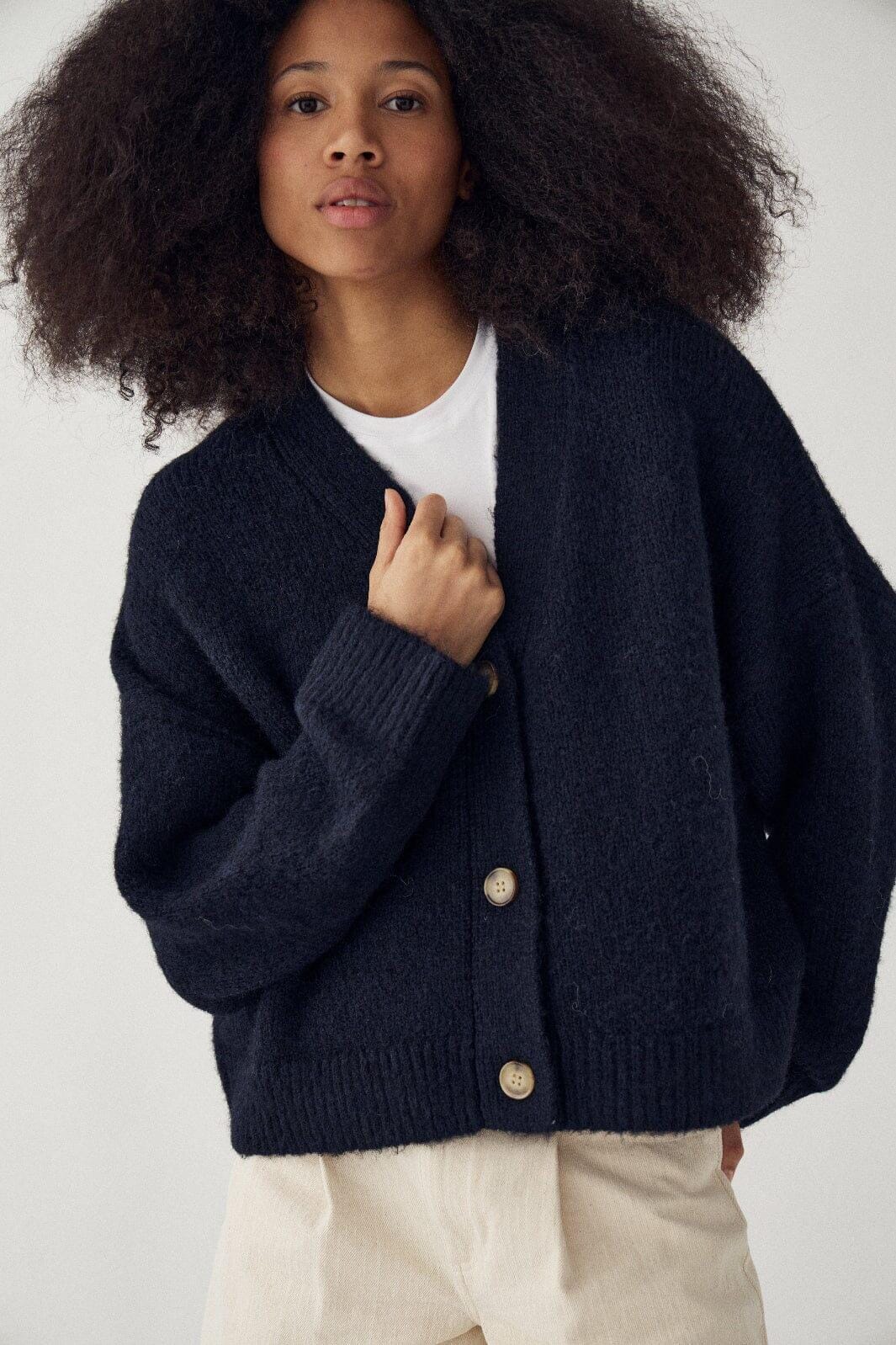 Strickjacke Gio Fluffy aus Woll-Mix