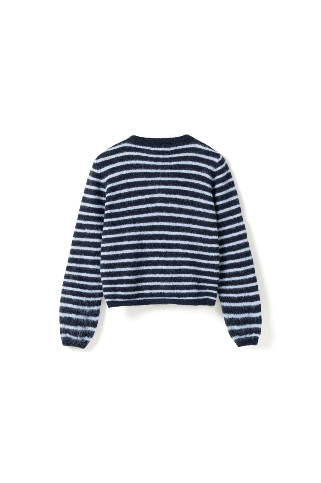 Strickjacke Mertice mit blauen Streifen