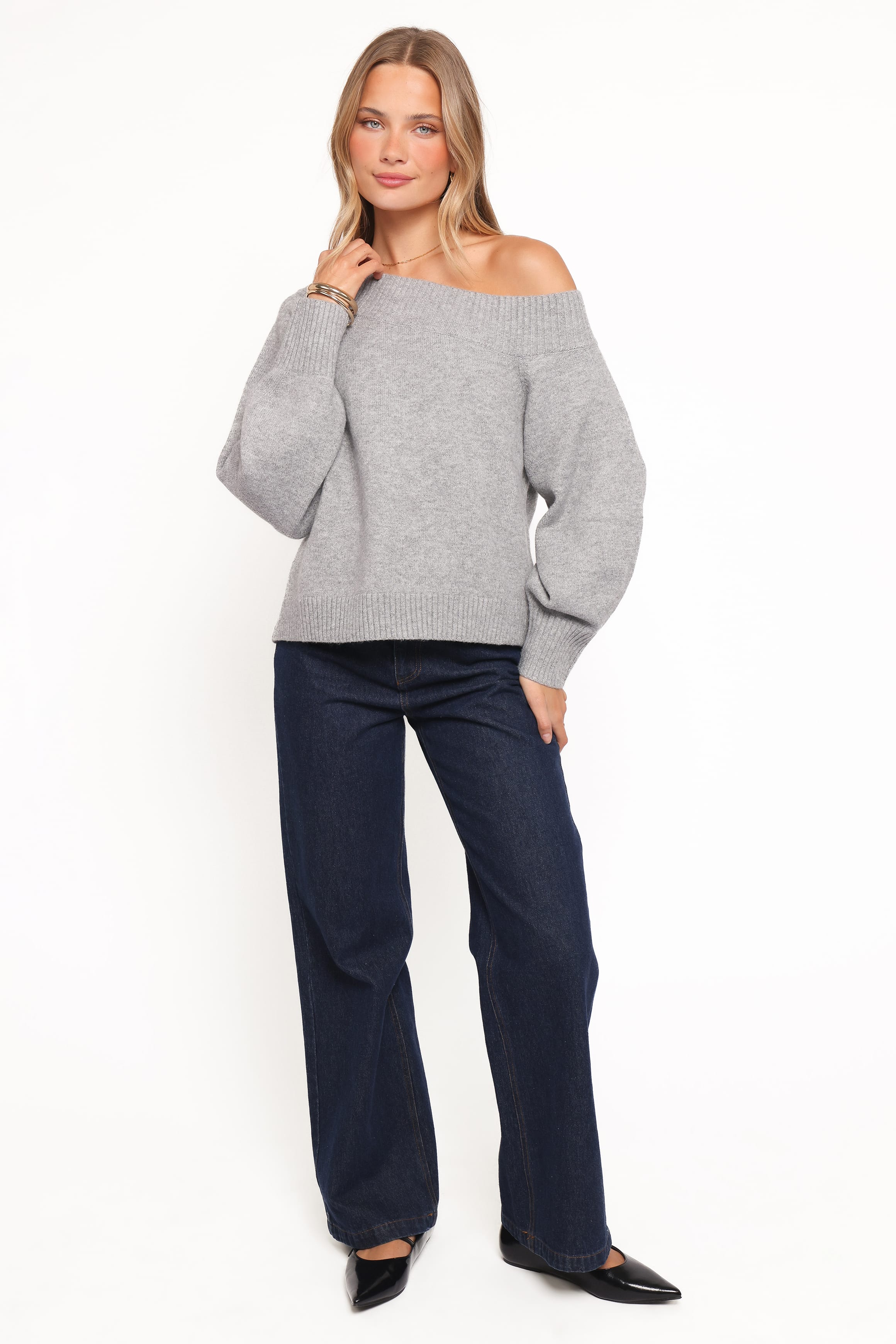 One-Shoulder-Pullover